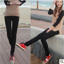 秋冬装韩版潮女裤新款黑色牛仔裤弹力修身显瘦小脚铅笔裤-1#