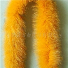 供应狐狸尾条子狐狸毛帽条可染色河北皮草厂家可来样定制