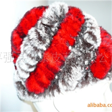 供应帽子獭兔毛草帽子兔毛编织多色(图)