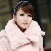 獭兔拼皮毛领棉服毛领配饰特价獭兔毛领兔毛毛领袖口兔毛毛领
