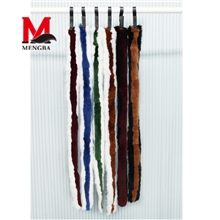 【蒙霸】2013秋冬厂家直销獭兔兔毛拼色毛条皮草原材料可做饰品