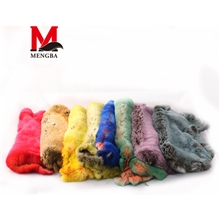 【蒙霸】供应一等獭兔皮毛双色小皮张整张可做衣服手机壳饰品