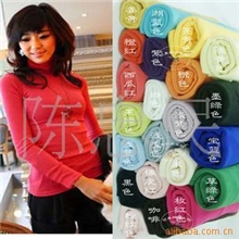 百搭毛衣/仿羊绒高领打底堆堆领针织衫毛衣批发