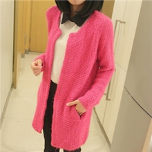 实拍2013秋装新款女装秋季毛衣女加厚韩版宽松毛针织开衫毛衣外套