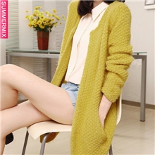 2013女装韩版针织衫新款外套时尚百搭开衫马海毛毛衣厂家批发