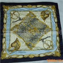 供应色丁丝巾方巾头巾，厂家直销，做工精细，款式多