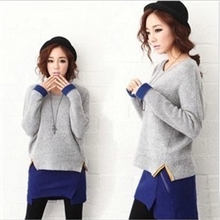 韩国代购20秋冬蝙蝠衫女针织衫羊毛衫毛衣显瘦打底套装