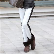 铭馨丽影爆款裤休闲裤秋冬款韩版显瘦百搭裤子长拉链装饰款5388