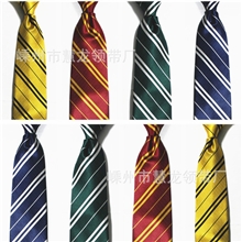 供应哈利波特领带斜条纹领带涤纶丝领带（厂家直销）