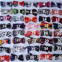 厂家专业批发定制双层印花仿真丝儿童领结（都是现货）