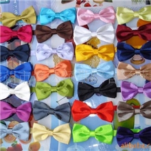 厂家专业批发定做领结28个颜色可选