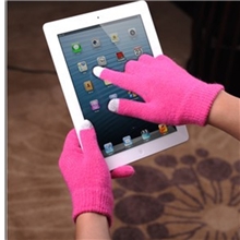 厂家直销冬季爆款保暖五指电脑/手机智能手套手套批发