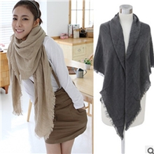 博欣R010厂家直销秋冬爆款韩版百搭纯色仿羊绒围巾围巾批发