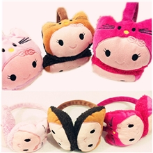 博欣KT厂家直销热销新款韩版卡通KT女孩保暖耳套/耳罩/耳套批发