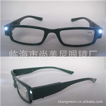 新款led带灯老花镜发光老花眼镜批发老花眼镜