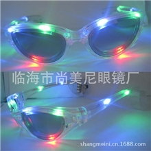 女士、带灯眼镜led眼镜杜桥镇发光眼镜厂发光棒party眼镜