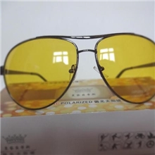 淘宝上畅销货黄色片眼镜晚上镜司机镜哈蟆镜夜视镜