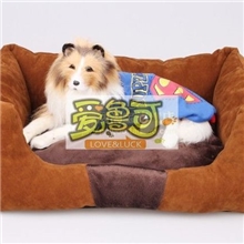 高级宠物用品批发狗窝宠物窝六维棕色精品棉窝大型狗窝不耐脏