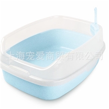 美卡MAKAR正品超大敞口猫厕防猫砂飞溅/除臭半封闭豪华猫砂盆