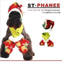 日本韩国尾单秋冬装宠物服装猫狗狗衣服圣诞围巾帽子单件小额批发