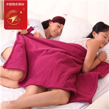 三春电热护膝毯被垫子休闲保暖毛毯子熬夜班取暖腿暖腰暖背包邮