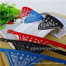 宠物用品批发优质PU宠物三角巾狗狗围巾/领巾/围脖1.0饰品