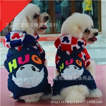 狗狗服饰拥抱熊猫背带裤宠物秋冬衣服批发泰迪贵宾保暖型
