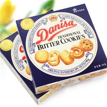 西南代理印尼进口食品DANISA皇冠丹麦曲奇饼干90g批发
