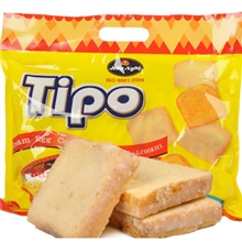 西南代理进口食品饼干越南TIPO牛油味高级面包干300g批发
