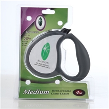 宠物用品RUNSUN伸缩牵引带（灰色）宠物牵引带狗绳牵引绳狗带