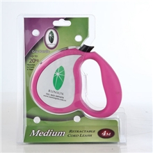 宠物用品RUNSUN伸缩牵引带（酒红色）宠物牵引带狗绳牵引绳狗带