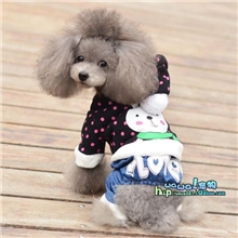 新款！PETCO秋冬款围巾兔子四角裤宠物泰迪狗衣服