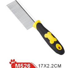 哈特丽卡通骨头宠物专用排梳宠物梳子狗梳彩色胶柄宠物梳