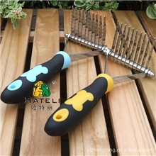 哈特丽宠物狗狗开结梳刀解结梳宠物脱毛梳狗狗梳子10刀片