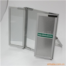 供应出口日式高档铝合金镜子、折叠镜子、三面铝镜子