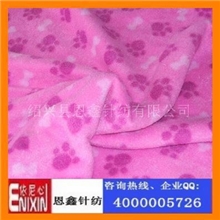 恩鑫供应针织面料剪毛绒提花抽条摇粒绒出口日本O8