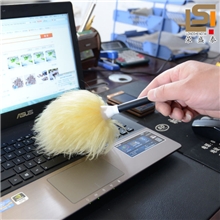 除尘掸子家用羊毛掸子迷你除尘掸清洁角落掸