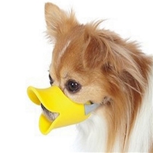 小号宠物防咬防捡食/防叫超滑稽鸭子狗嘴套贵宾宠物用品