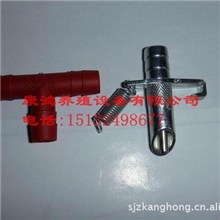 不锈钢兔子用饮水器兔子饮水鸭嘴式饮水器带三通弹簧兽用器械