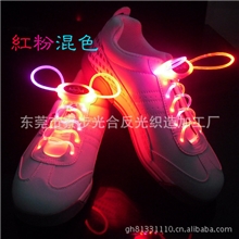 厂家直销供应批发LED发光鞋带闪光鞋带夜光荧光鞋带2条1双