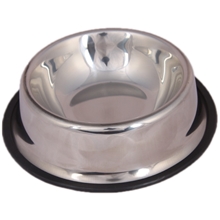 厂家直销宠物加厚不锈钢宠物碗/狗碗/狗盆-高级防滑6个尺寸