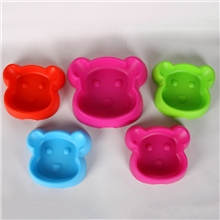 2013暴款厂家直销宠物笑脸小号塑料单碗狗碗食碗水碗宠物用品