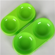 厂家直销宠物用品狗狗双碗塑料连体宠物大狗食碗水碗宠物碗