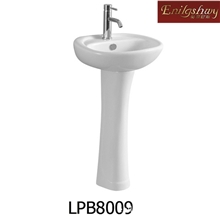 20寸柱盆南美立柱盆工程洗脸盆出口单孔洗手盆三孔柱盆