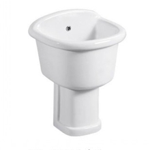 批发落地式拖布池陶瓷拖布池陶瓷拖把池拖布盆厂家OEM