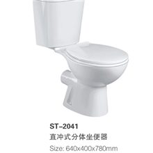 便宜分体马桶，低价出口分体座便器，低价马桶，古色白色座便器