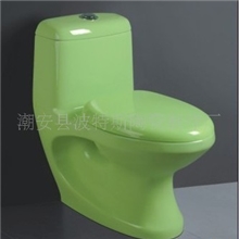 供应彩色马桶/色釉坐便器/彩色座便器4023(四色可选)