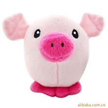 批发供应宠物毛绒玩具宠物用品批发卡通蛋蛋系列-猪猪