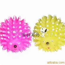 发声玩具刺猬小号6.5*6.5*4.5cm宠物玩具猫狗玩具逗乐用品