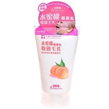 正品Babyface/爱肌源水蜜桃毛孔紧致洁面乳130G
